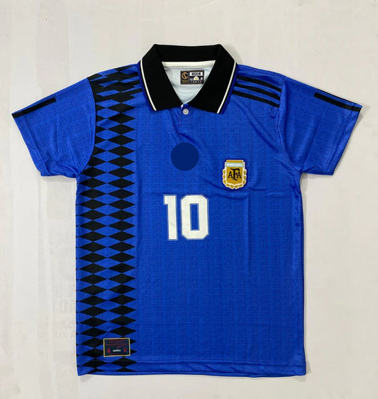 Argentina Maradona half sleeves retro polo