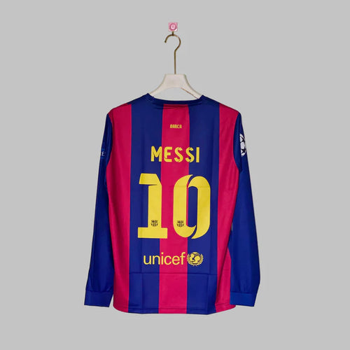 2015-16 messi full sleeves fc Barcelona retro