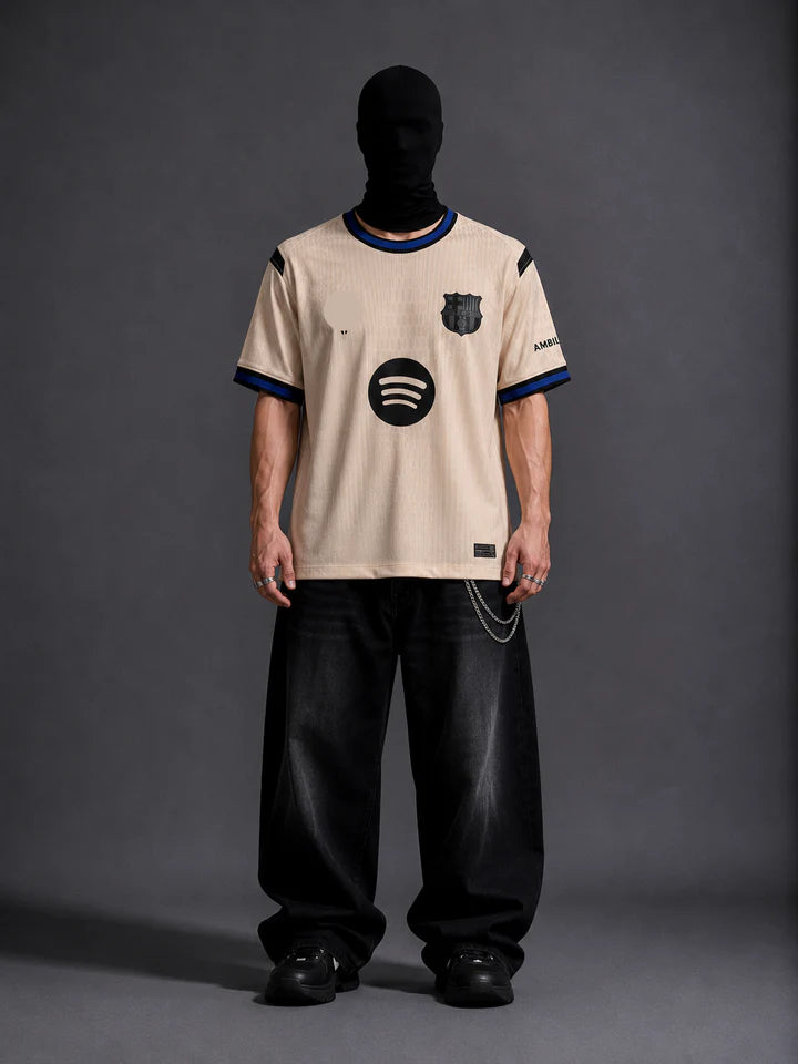 Barcelona 25-26 Away lamine yamal half sleeves kit
