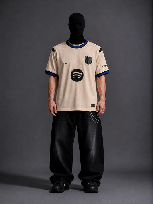 Barcelona 25-26 Away lamine yamal half sleeves kit