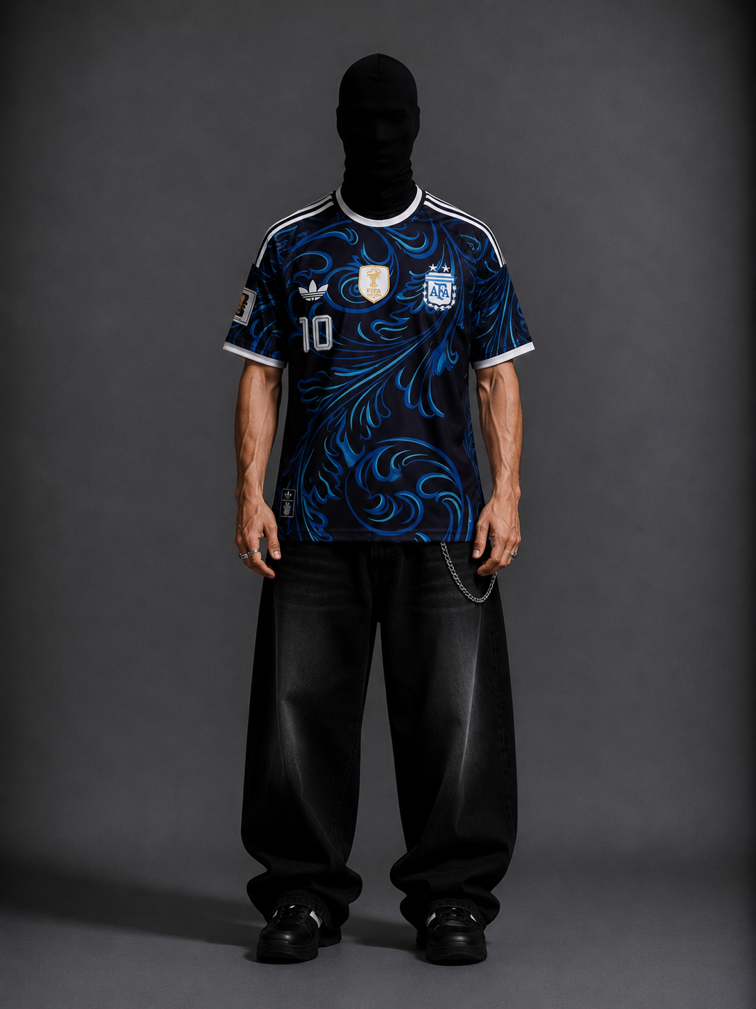 Argentina Away WC 2026 Messi half sleeves