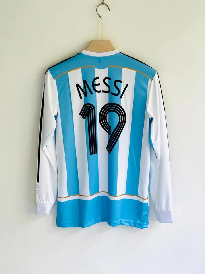 Argentina 2006-07 Messi full sleeves retroRetro Full sleeves