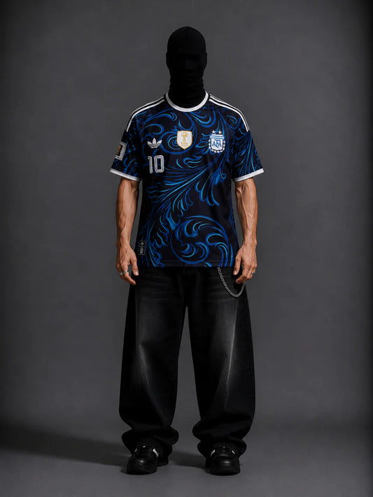 Argentina Away WC 2026 Messi half sleeves