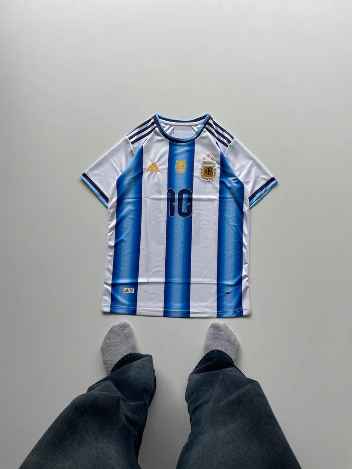 Argentina Messi home WC 2026 half sleeve