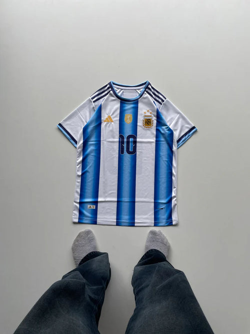 Argentina Messi home WC 2026 half sleeve