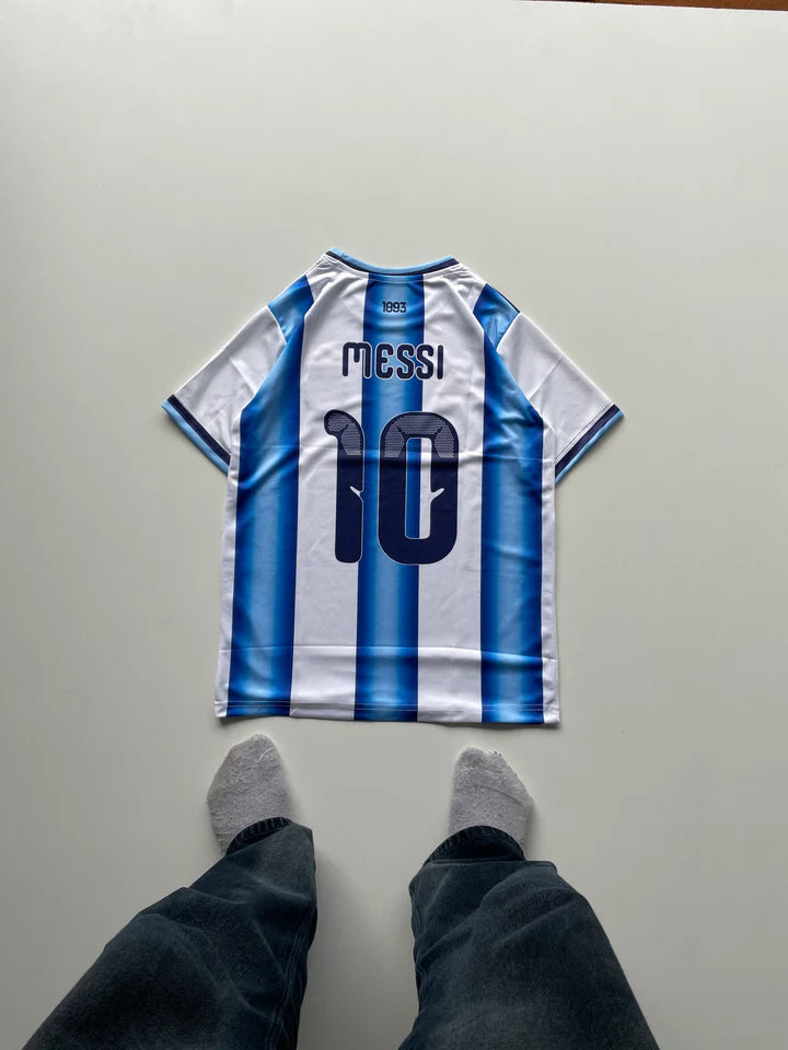 Argentina Messi home WC 2026 half sleeve