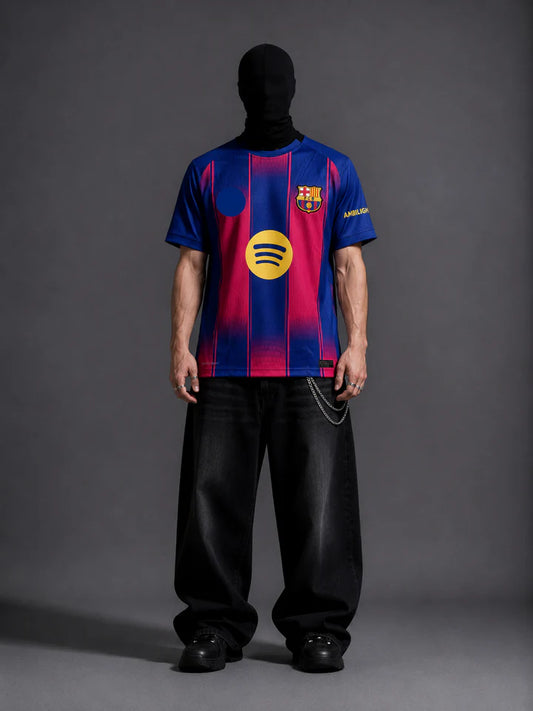 Barcelona 25-26 half sleeves kit plain back