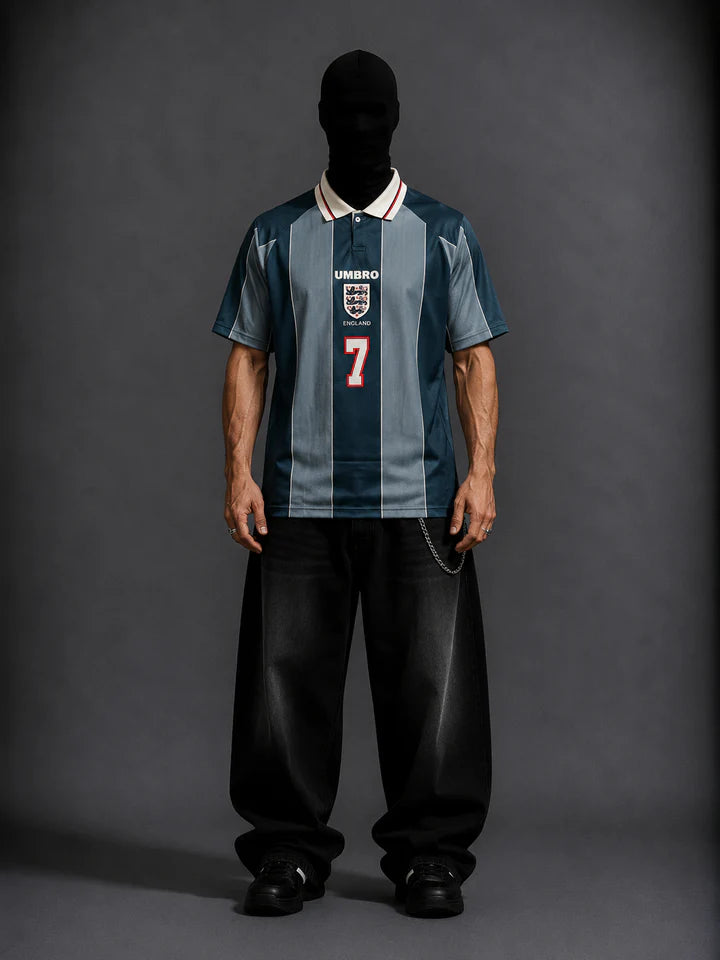 Beckham England retro half sleeve sublimation