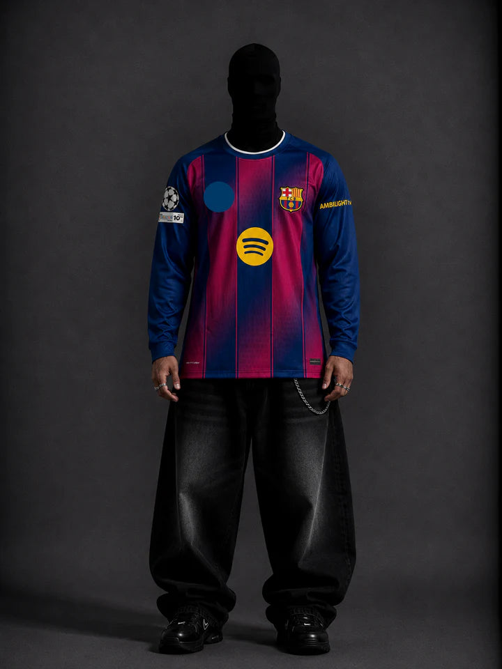 FC Barcelona Messi full sleeves retro sublimation