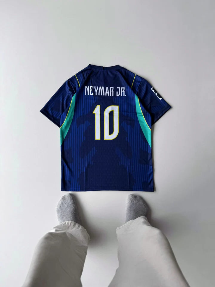 Neymar Brazil away WC 26 half sleeve