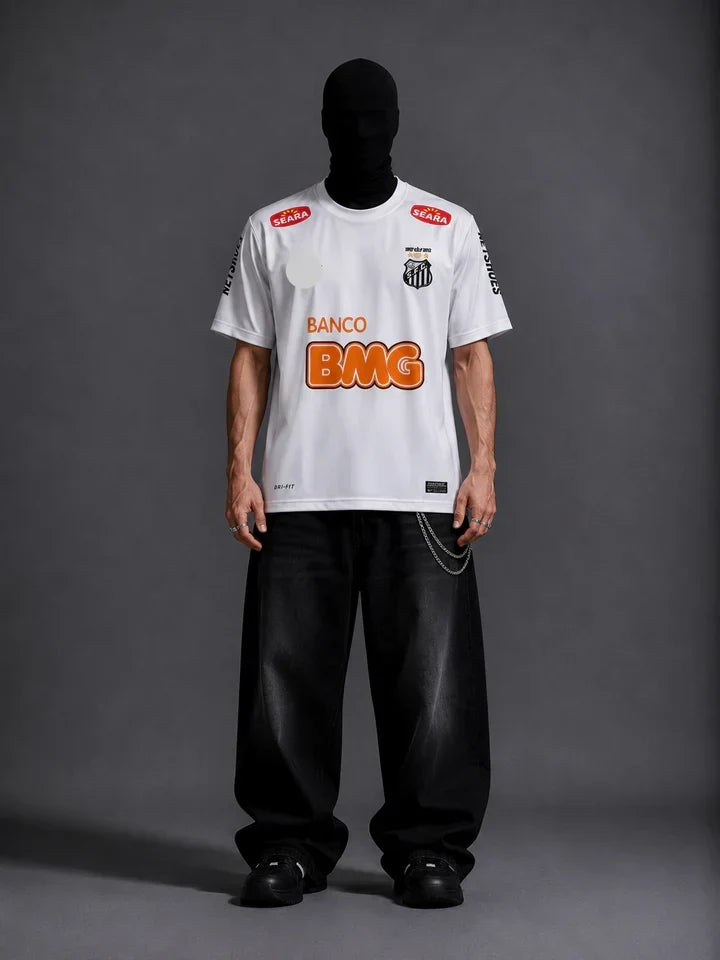 Santos FC Neymar half sleeves retro