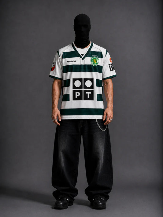 Sporting lisbon C.Ronaldo half sleeves retro