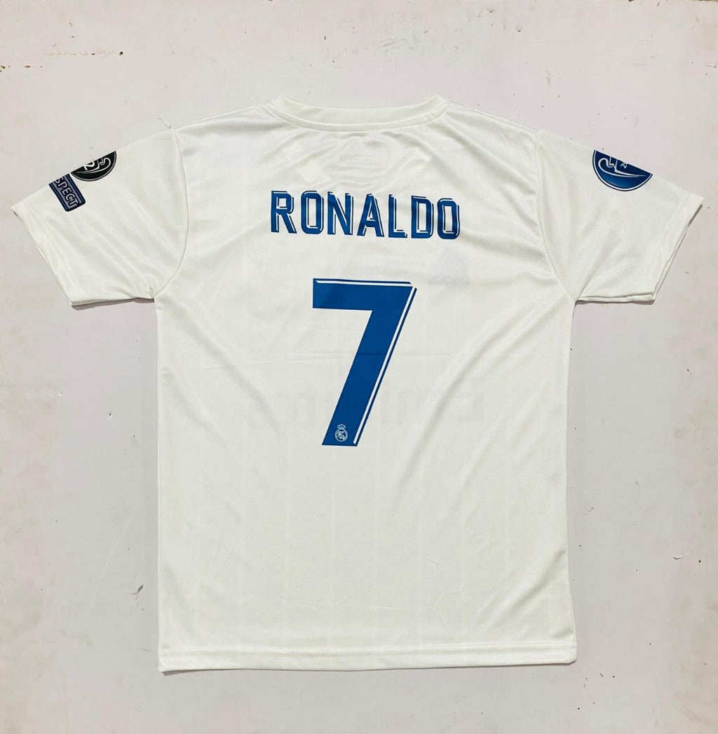 Real Madrid 2016-17 Home Half sleeve Embroidery (RONALDO)
