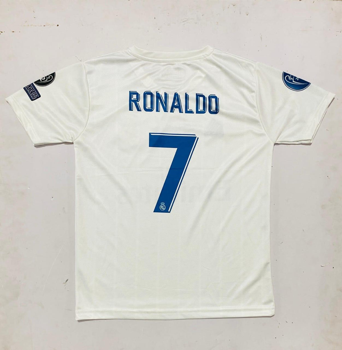 Real Madrid 2016-17 Home Half sleeve Embroidery (RONALDO)