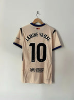 Barcelona 25-26 Away lamine yamal half sleeves kit