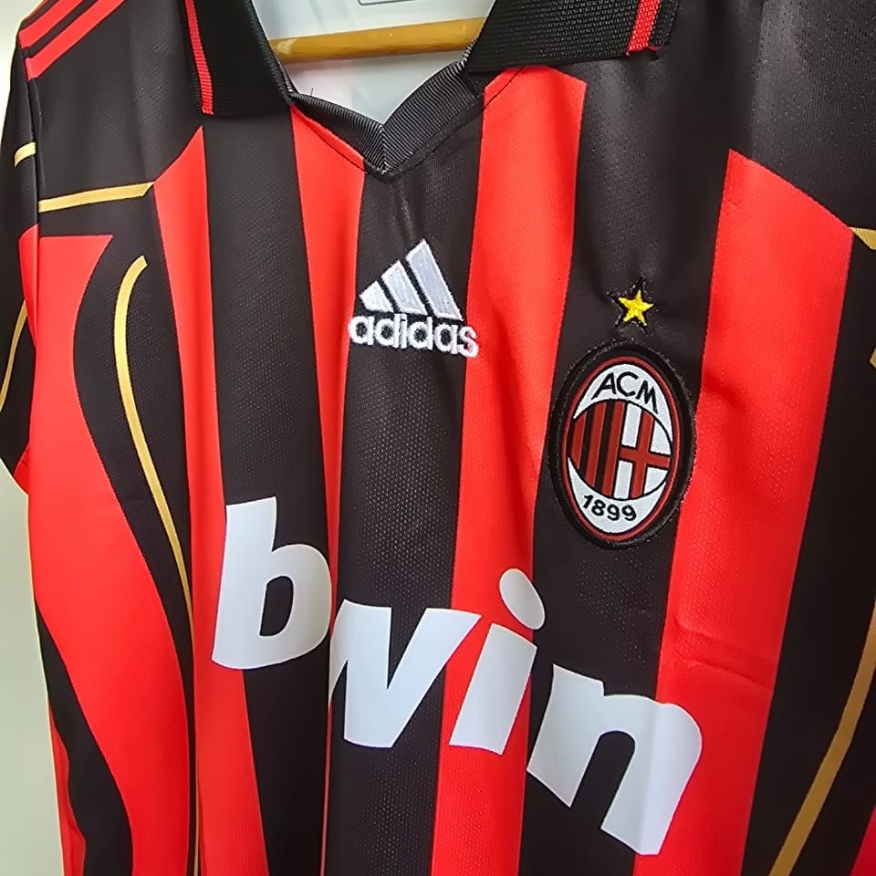 Ac milan 2006-07 Maldini half sleeves retro