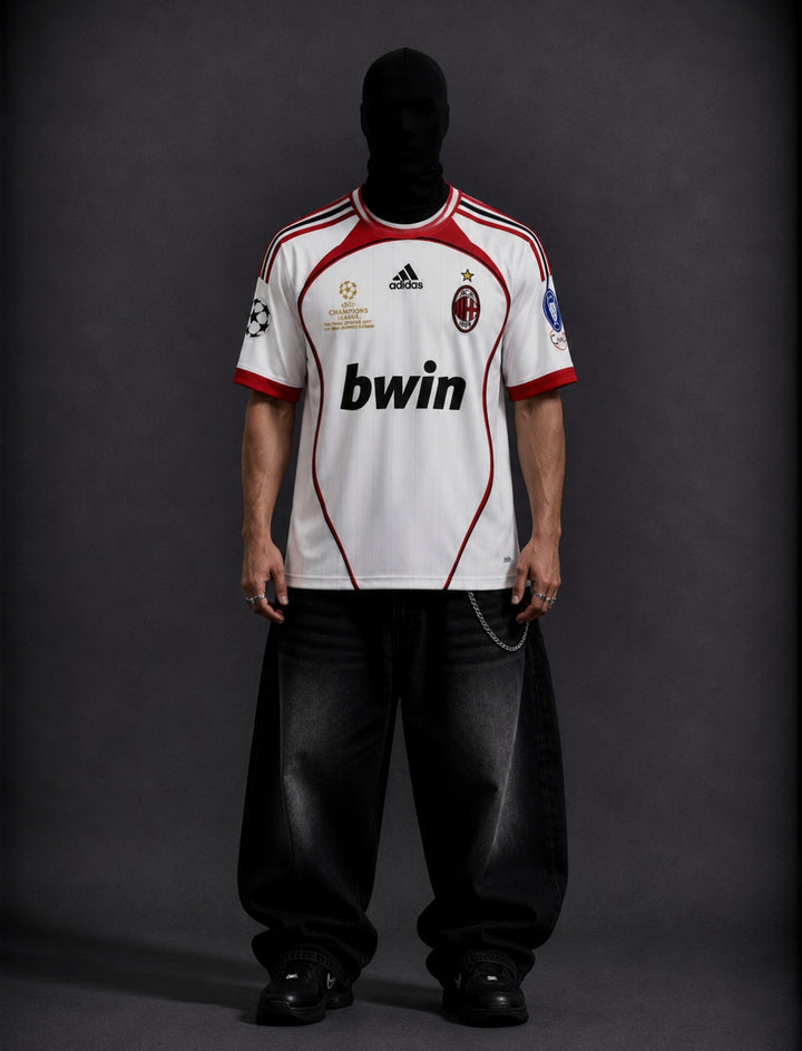 Ac milan 2006-07 away Kaka half sleeves retro