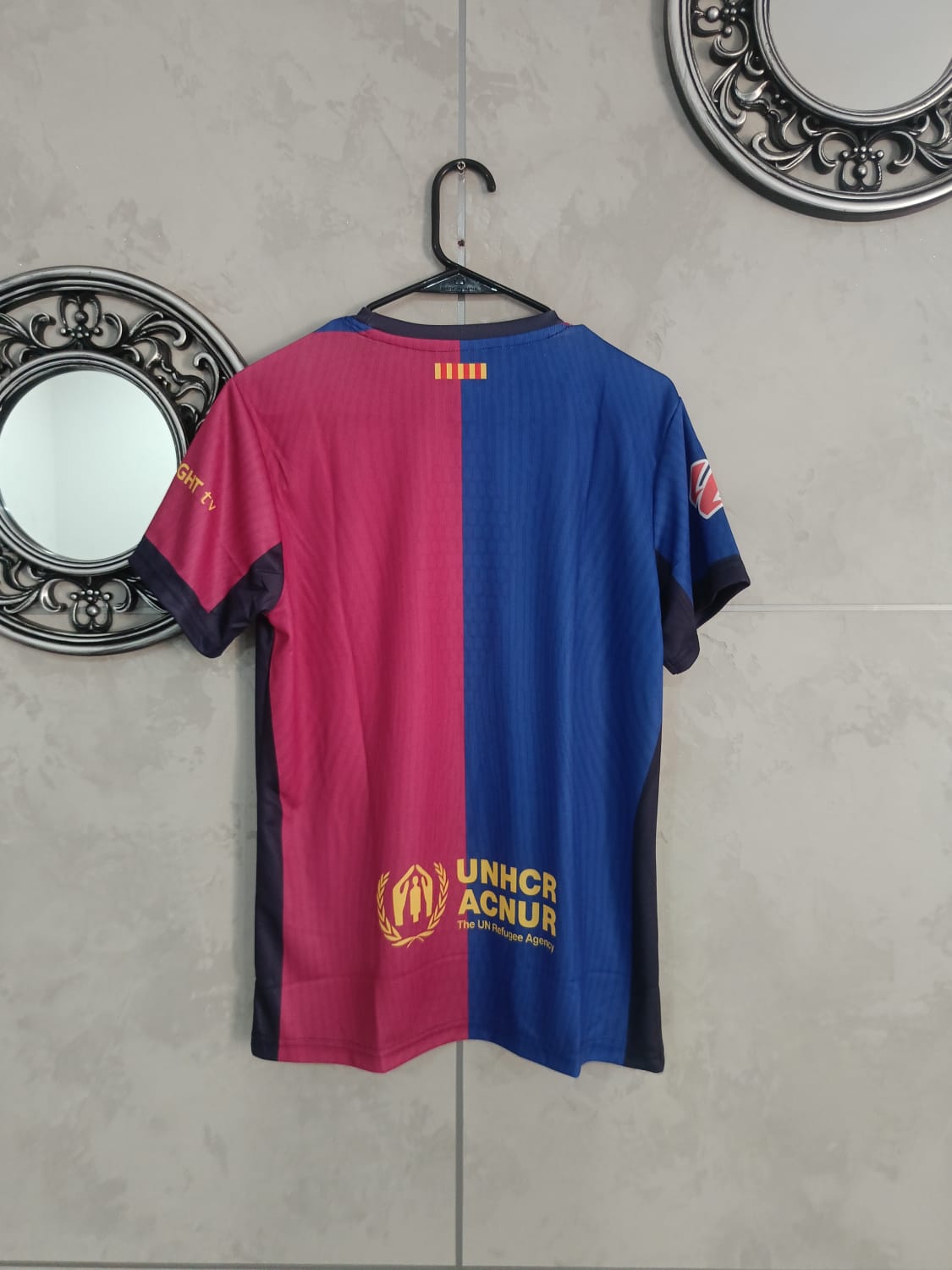 Barcelona Home x travis scott half sleeves kit