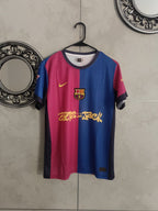Barcelona Home x travis scott half sleeves kit